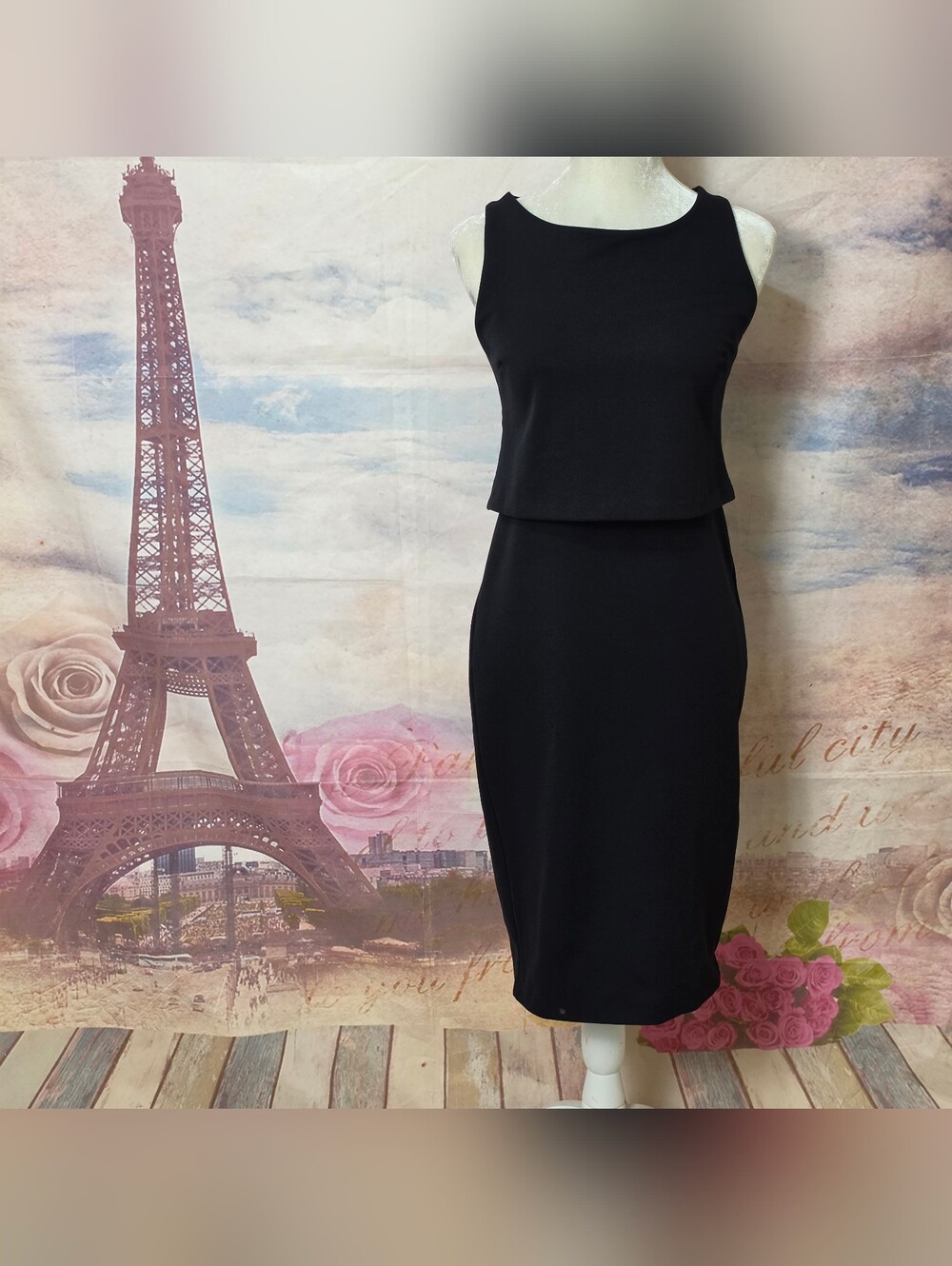 The Limited Black Dress with Back Zip Sz 0